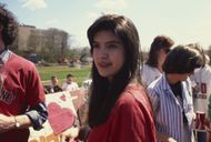 Phoebe Cates Visits St. John's University - Source: Getty